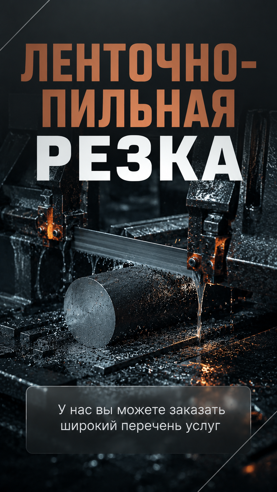 Ленточнопильная резка